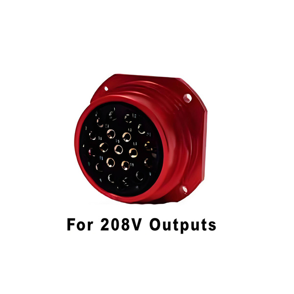 Red 208V Outputs