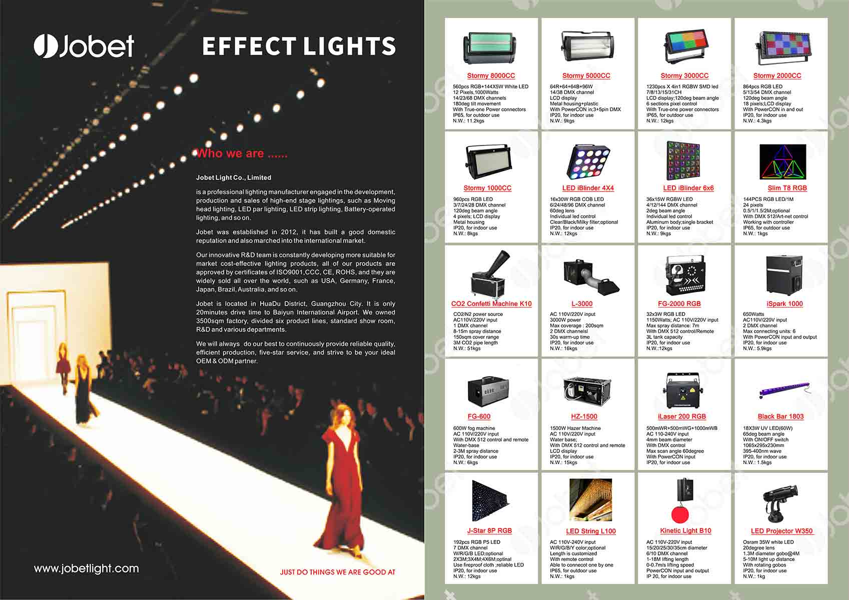 Jobet Classic Item Products_Effect Lights