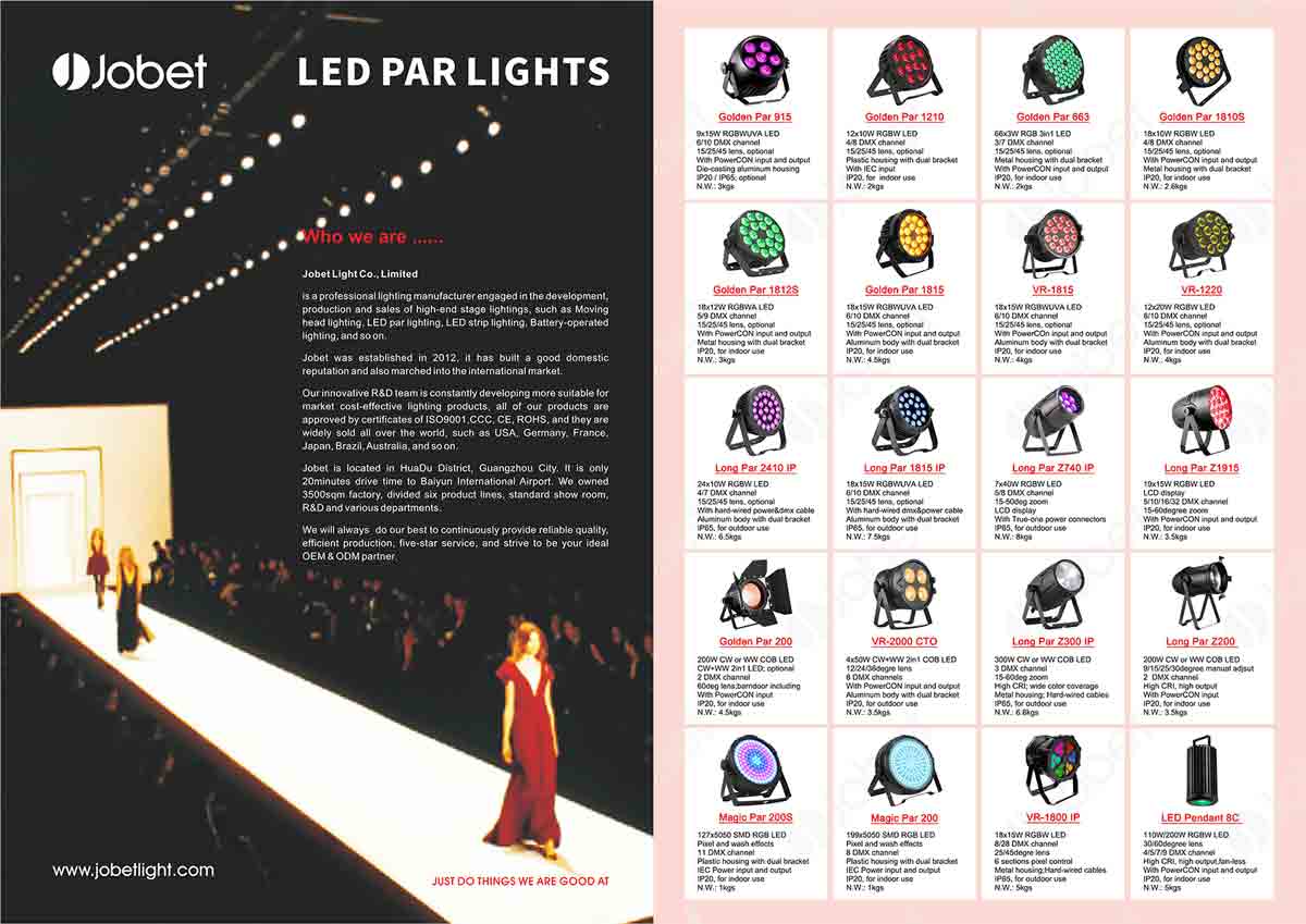 Jobet Classic Item Products_LED Par Lights