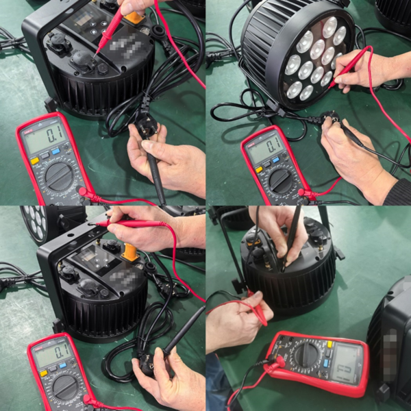 Electrical Safety Tests of Par Light - Ground Safety Test